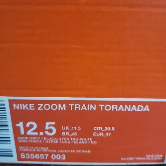 New Nike Zoom Train Toranada Hyper Turquoise | 12.5 main image 6